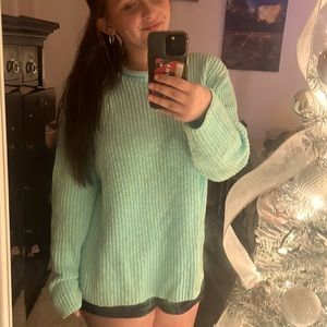 This is the blue (teal) Basic Editions XL Sweater.